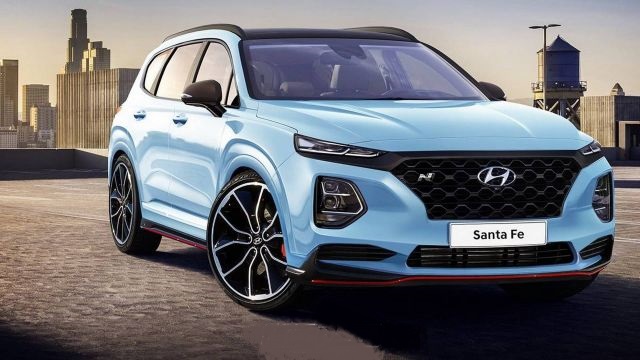 2020 Hyundai Santa Fe N front