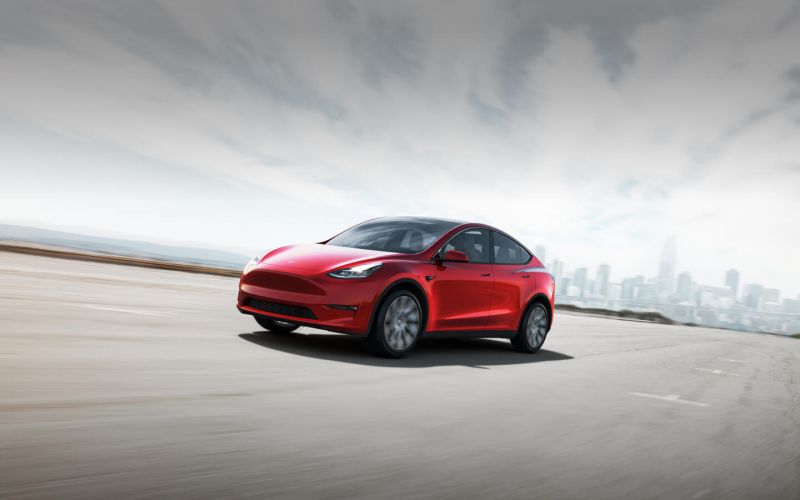 2020 Tesla Model Y front