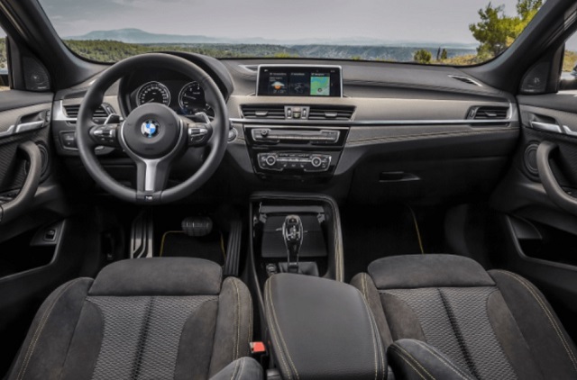2021 BMW X2 interior